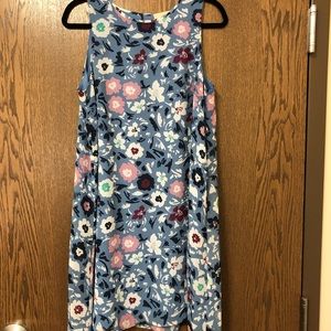 Loft floral shift dress